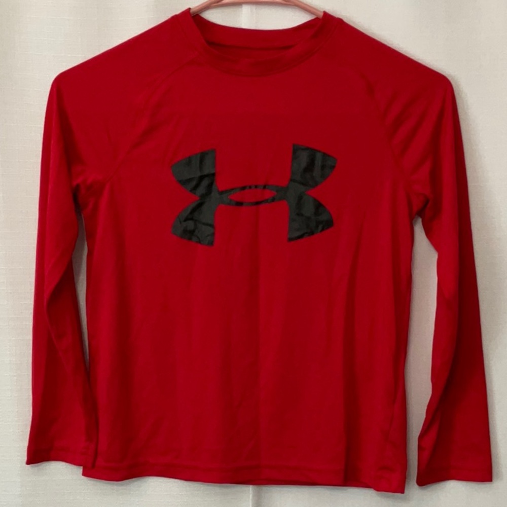Under Armour Kid Long Sleeve Red